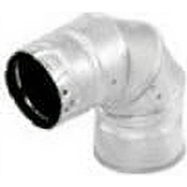 M & G Duravent 3PVP-E90 3 Inch  Pellet Vent Pro 90 Deg Stainless Elbow