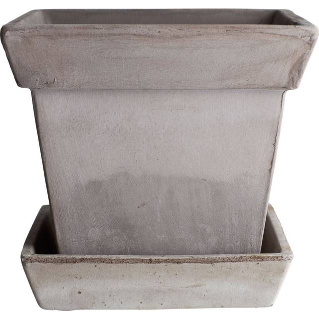 Bergs Potter - Kruka, Gaia rå, Ø 30 Cm - Grå