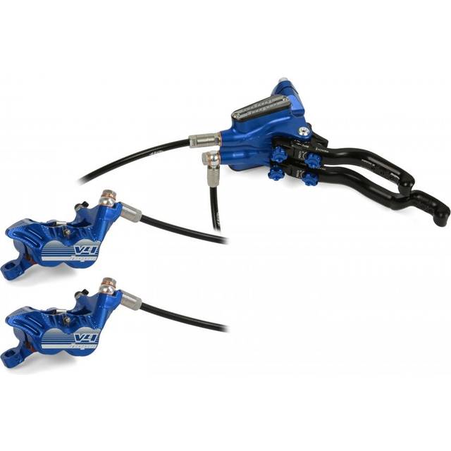 Hope Disc Brake - Tech 3 V4 Duo Left Blue Colour: Blue, Type: Left