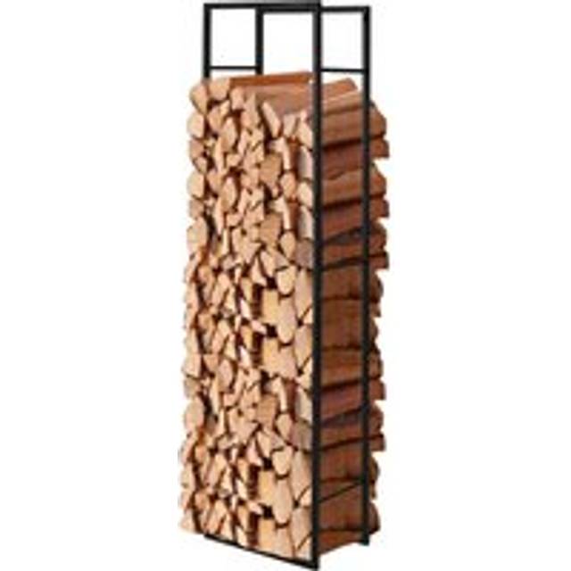 SDA03-SCH,Firewood Rack Firewood Shelf Holder Firewood Stand Rack Stacker Organiser Log Holder - Sobuy
