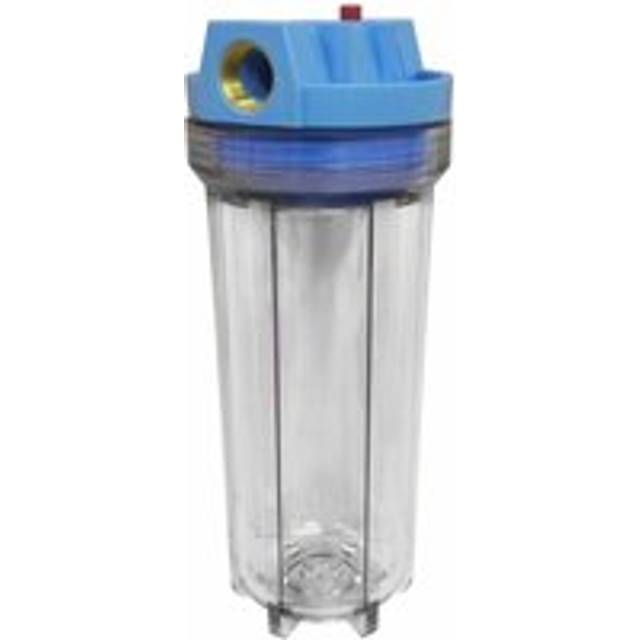 "10"" Standard Clear Water Filter Housing with 3/4"" BSP Ports & Pressure Reducing Valve"