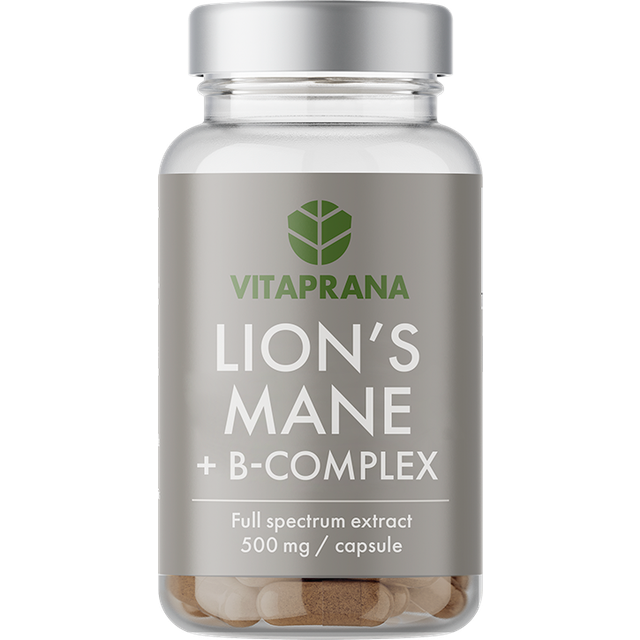 Lions Mane + B-komplex 50 kapslar