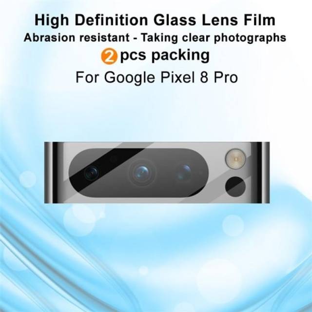 [1-PACK] Google Pixel 8 Pro Kameralinsskydd i HÃ¤rdat Glas - Clear