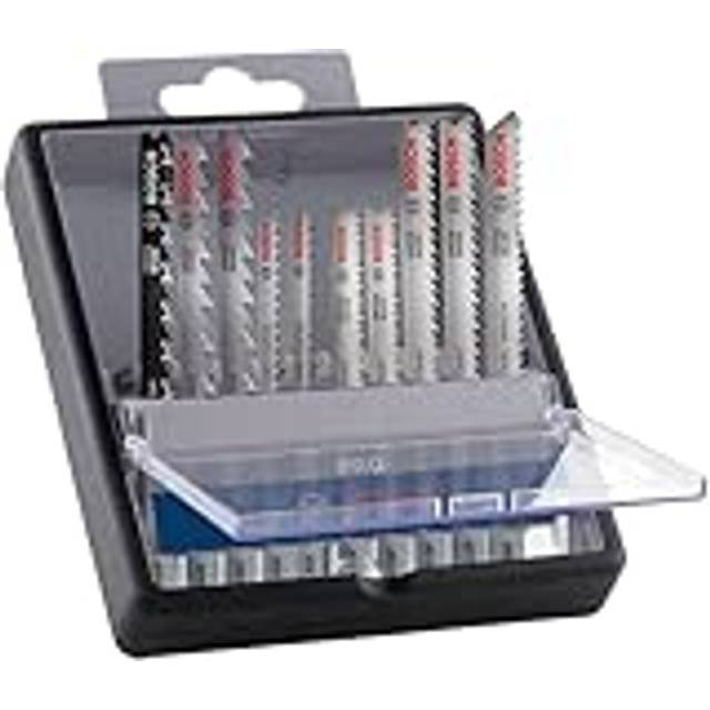 Bosch Pro 10 Piece Jigsaw Blade Set for Hardwood and Laminate