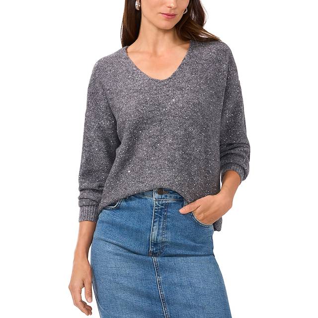 Vince Camuto Allover Sequins Sweater