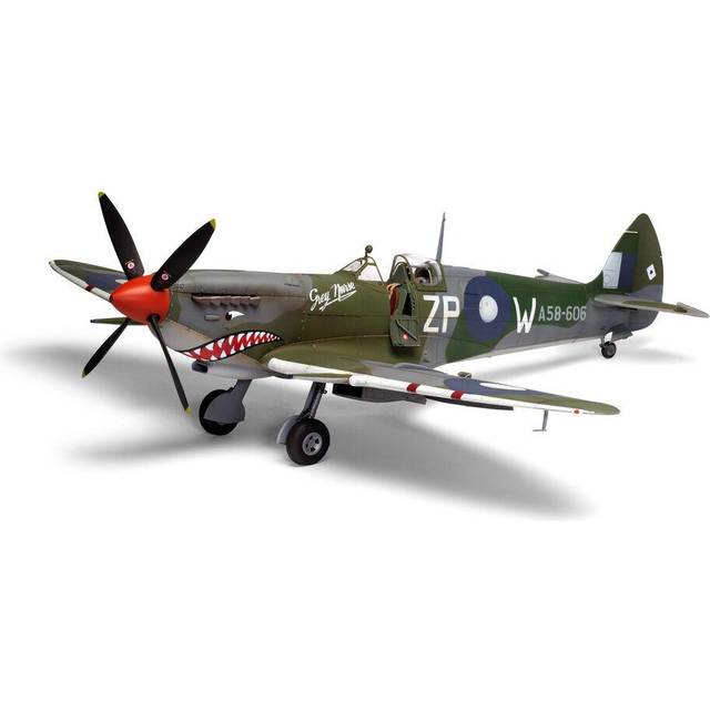 Airfix 1/24 Scale Supermarine Spitfire Mk.VIII Model Kit - Multicoloured