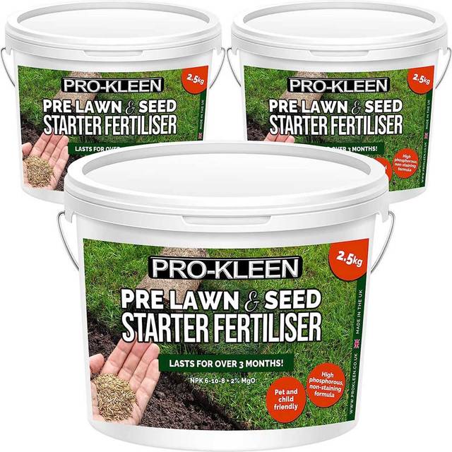 Pro-Kleen Pre Lawn and Seed Starter Fertiliser7.5kg - 100m²