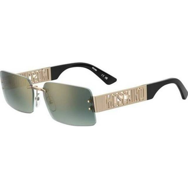 MOSCHINO MOS169/S 5F6, RECTANGLE Sunglasses, FEMALE - Gold
