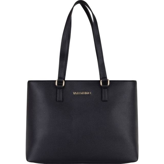 Valentino Never Faux Leather Shopping Bag - Black