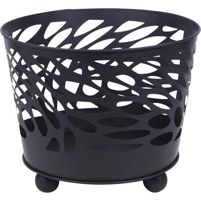 (Leopard) Steel Fire Pit Log Basket Burner Heater Grill BBQ