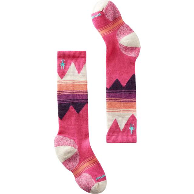 Smartwool Light Cushion Ski Kids' Socks - Power Pink - L