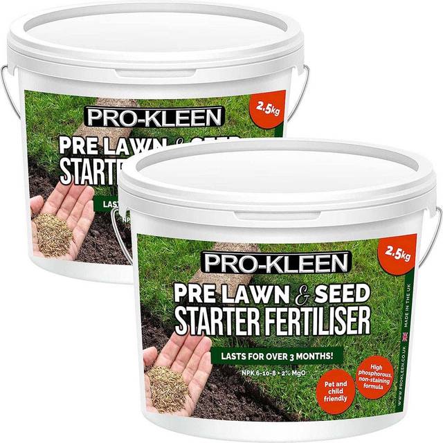 Pro-Kleen Pre Lawn and Seed Starter Fertiliser5kg 2 x 2.5kg - 200m²