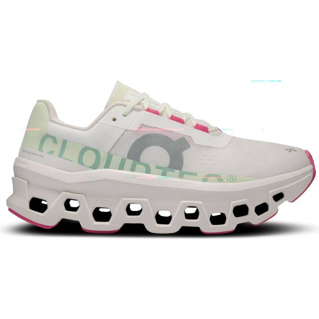 On White & Green Cloudmonster Sneakers - White | Lima - US 9