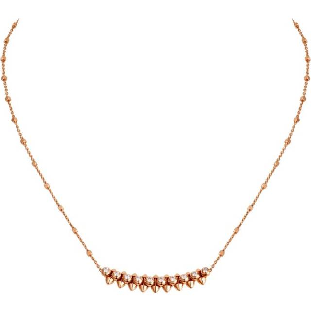 Rose Gold and Diamond Clash de Cartier Necklace - One size
