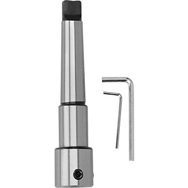 "Ring Cutting Shaft, Weldon MT3 Shank to 3/4"", Drill Press Extension Adapter (Morse 3 Cone) for Magnetic/Radial Drill/Bench/Lathe/Vertical"