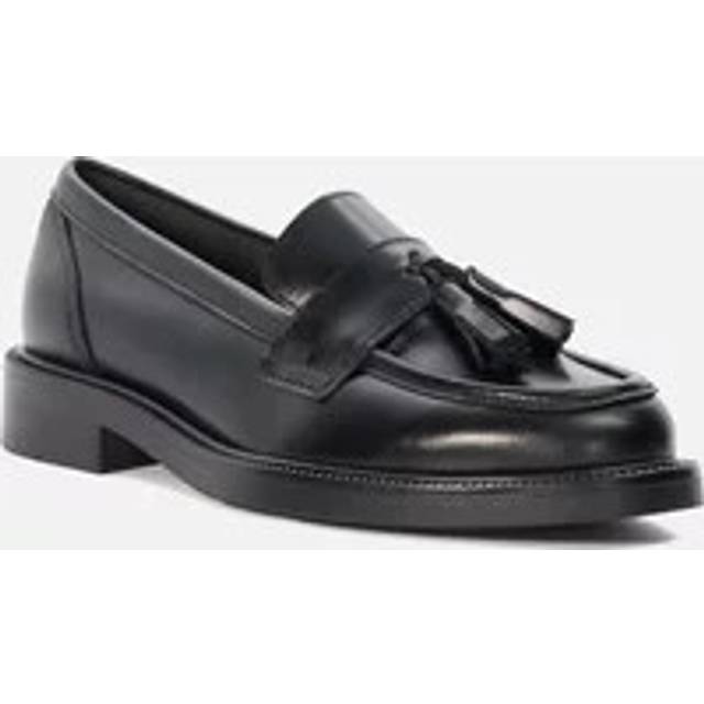 Dune London Dune London Black Wide Fit Garda Tassle Leather Black Loafers