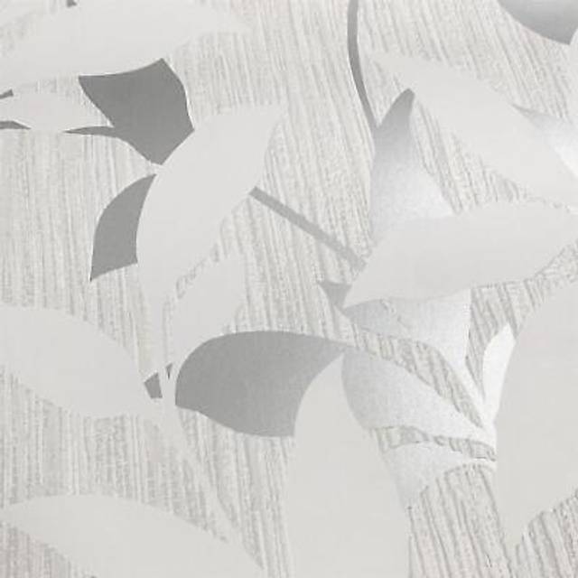 Muriva Hudson Leaf Trail Grey Wallpaper - 53 x 9 x 9cm