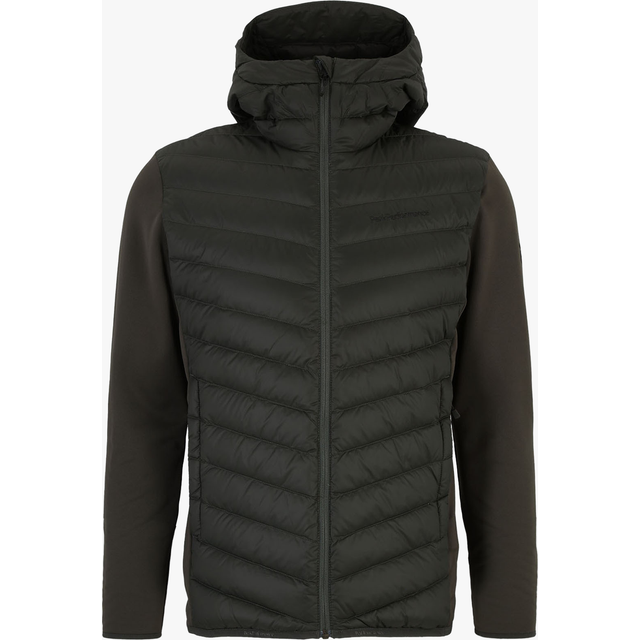 Frost Down Hybrid Hood M Olive Extreme (M) - Grön (M)