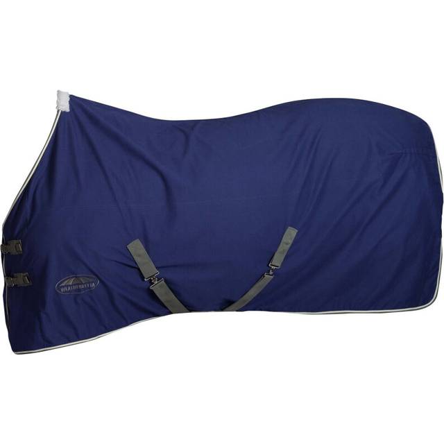 "(5' 9"", Dark Blue/Grey/White) Weatherbeeta Standard-Neck Cotton Horse Exercise Sheet"