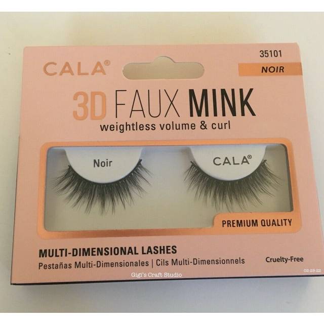 3D FAUX MINK LASHES: NOIR
