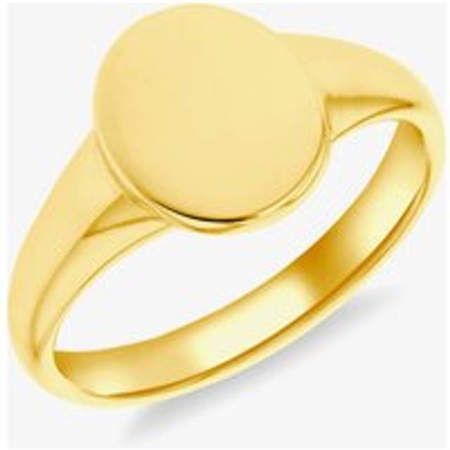 Gold Plated Sterling Silver Oval Signet Ring (T) 8.81.0410 T