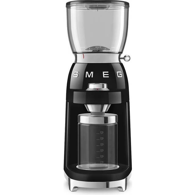 Smeg CGF11BLUK Coffee Grinder, Aluminium, 150 W