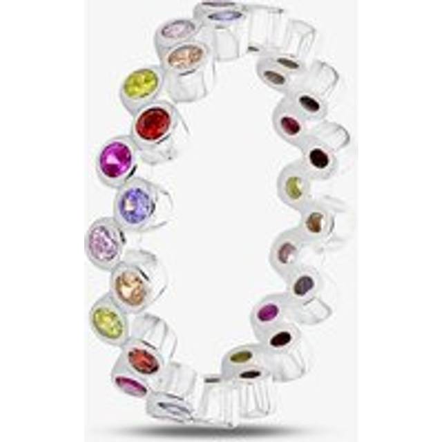 Sterling Silver Crystal Rainbow Cluster Ring (L) 8.84.9851 L