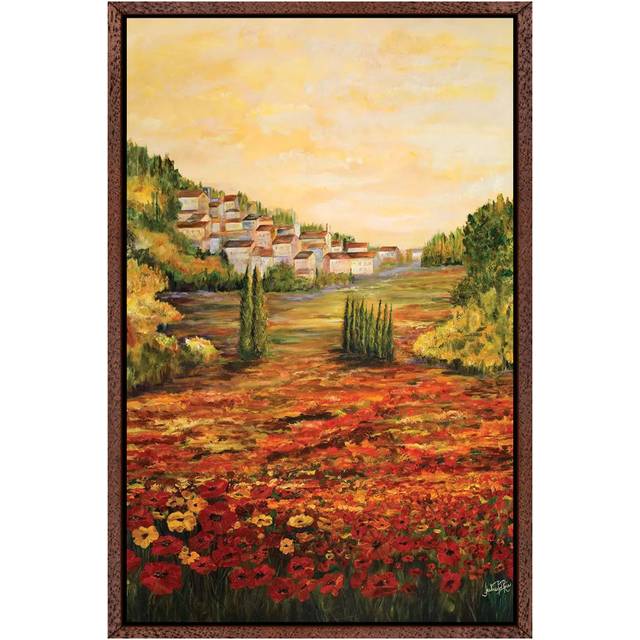 Tuscany Scene by Julie Derice - Gallery-Wrapped Canvas Giclée on Canvas - Classic Wood Framed (101.6 cm H x 66.04 cm W)