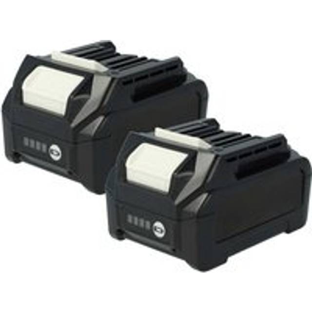 2x Battery compatible with Makita HR009GZ, HS004G, HS003GZ, HR008G, HS003G, HR009G, HR008GZ Power Tools (2500 mAh, Li-Ion, 40 v) - Vhbw