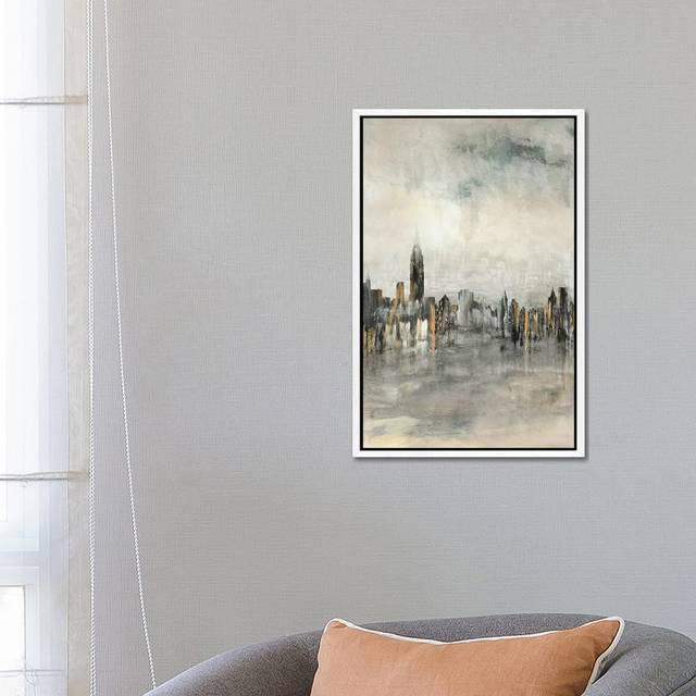 City Lights by Susan Jill - Gallery-Wrapped Canvas Giclée on Canvas - White Framed (66.04 cm H x 45.72 cm W)