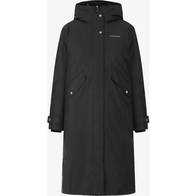 Didriksons Womens Mia Parka Long - Black - 44