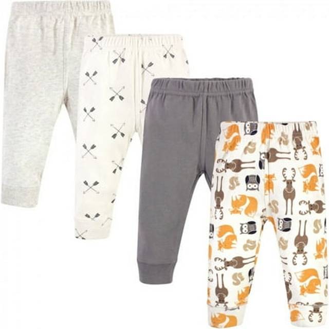 Hudson Baby Unisex Baby Cotton Pants and Leggings Boy Forest  4 Toddler