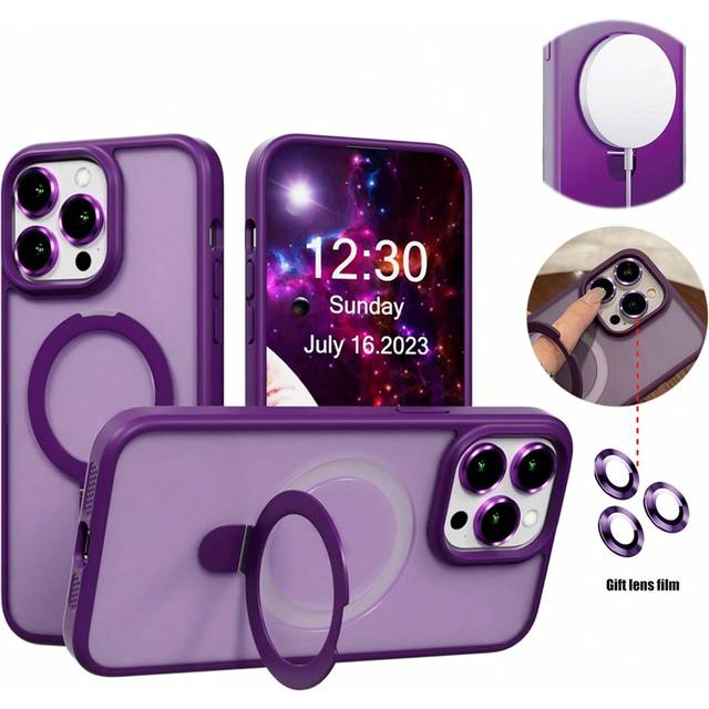 SHEIN IPhone 16 1pc Smiling Face Cookie Shaped Soft Phone Case, Matte Black, Macaron Colors, Wavy Cream Style, Compatible With Iphone//OPPO/Realme/Honor Pho