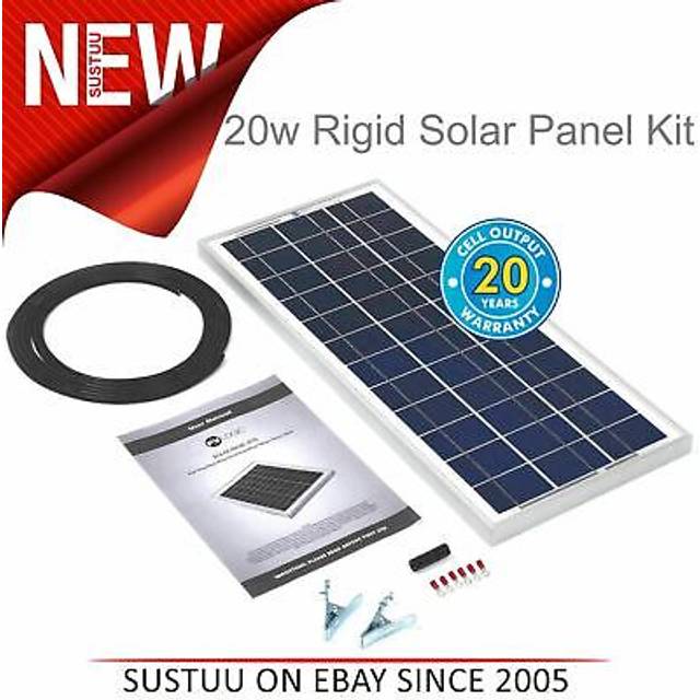 Solar Technology 20W Rigid Solar Panel Kit