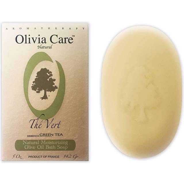 OLIVIA CARE O LINE Organic Green Tea Bath & Body Bar Soap -100% all Natural shower soap good for Sensitive Skin!