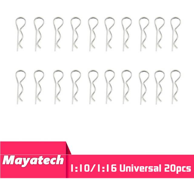 (small Buckle 20pcs) RC Car Parts 1/5 1/6 1/7 1/8 1/8 1/12 1/16 RC Cars Shell Body Clips Pins Housing Latch R Buckles Fixed for TRAXXAS SCX10 For HSP