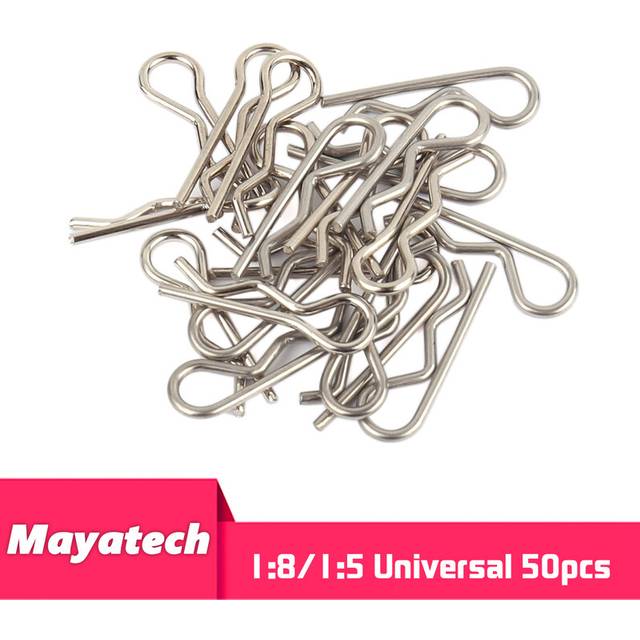 (large Buckle 50pcs) RC Car Parts 1/5 1/6 1/7 1/8 1/8 1/12 1/16 RC Cars Shell Body Clips Pins Housing Latch R Buckles Fixed for TRAXXAS SCX10 For HSP