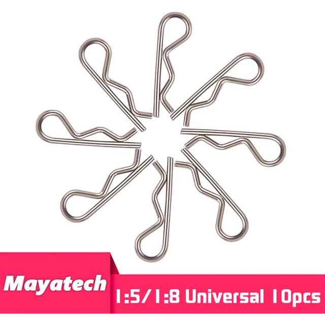(large Buckle 10pcs) RC Car Parts 1/5 1/6 1/7 1/8 1/8 1/12 1/16 RC Cars Shell Body Clips Pins Housing Latch R Buckles Fixed for TRAXXAS SCX10 For HSP
