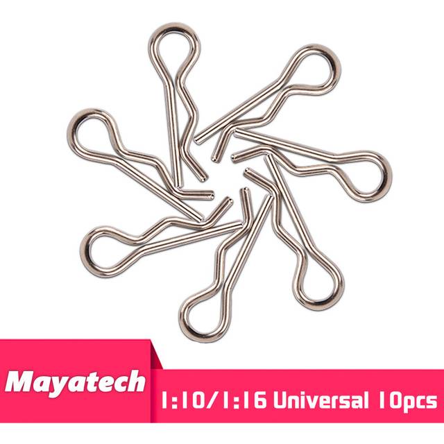 (small Buckle 10pcs) RC Car Parts 1/5 1/6 1/7 1/8 1/8 1/12 1/16 RC Cars Shell Body Clips Pins Housing Latch R Buckles Fixed for TRAXXAS SCX10 For HSP