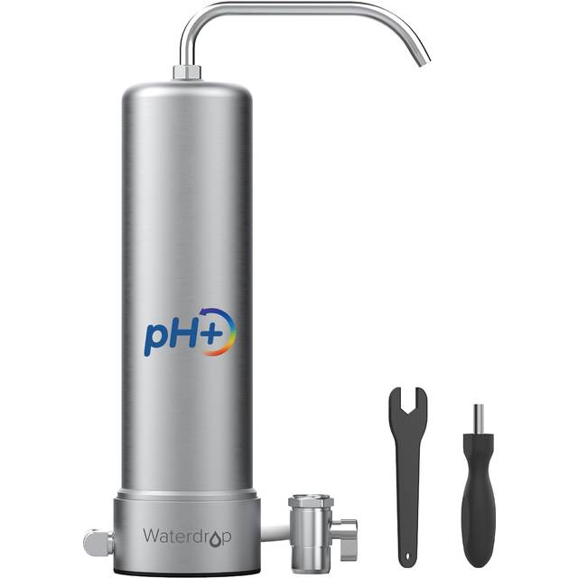 Waterdrop Alkaline Countertop Water Filter  12 Months or 8 000 Gallons Long-Life  NSF/ANSI 42&372 Certified  Reduces Heavy Metals  Bad Odor and 99% Ch