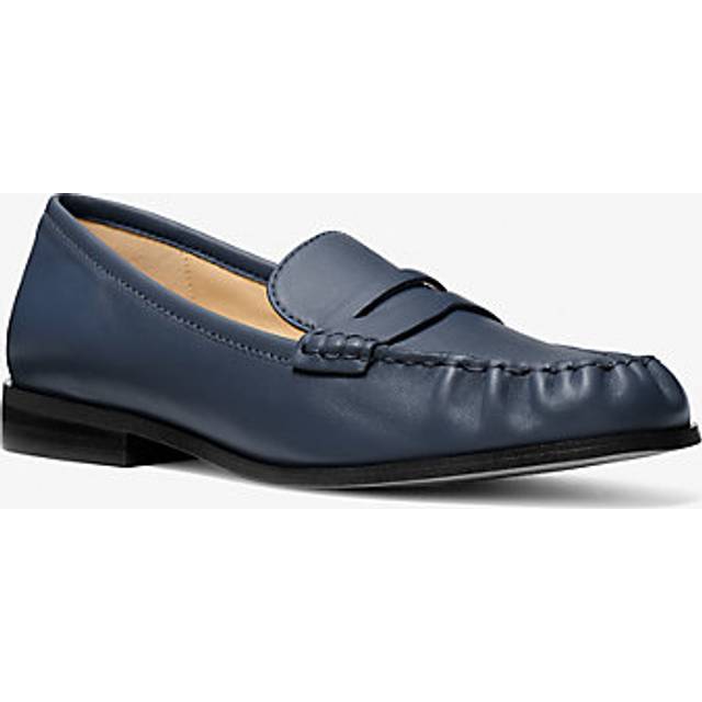 MK Carlson Leather Loafer - Blue - Michael Kors