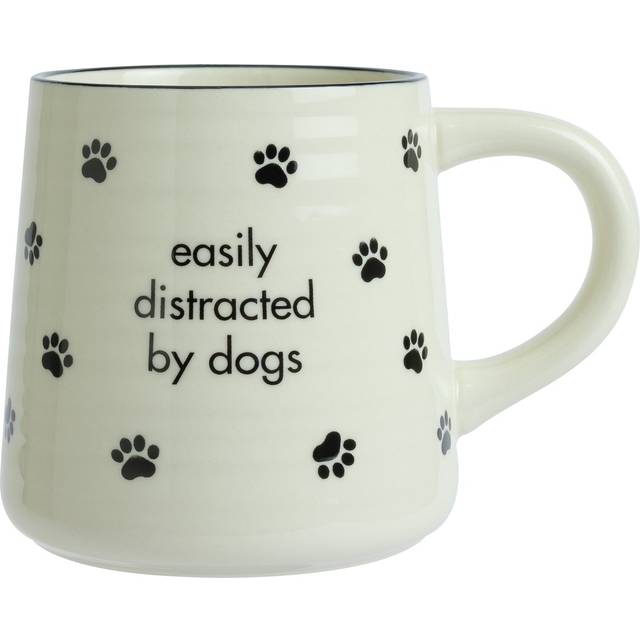Argos Home Easily Distracted By Dogs Mug - 410ml