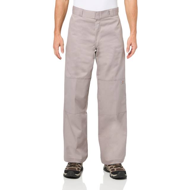Dickies Men's Loose Fit Double Knee Work Pants  Silver