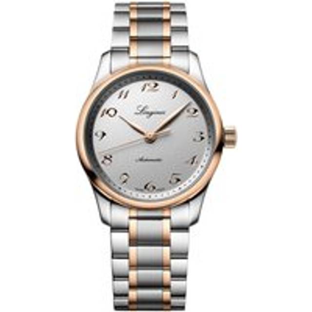 Longines Master Collection 34mm Stainless Steel and 18ct Rose Gold Automatic Ladies Watch