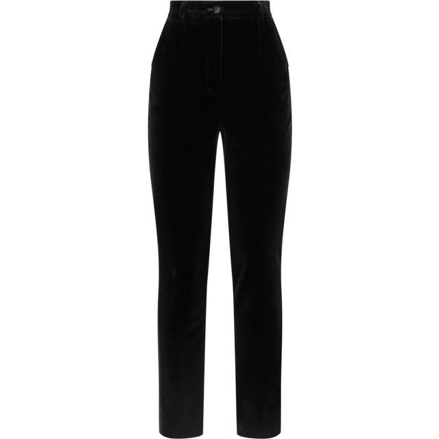 Velvet Trousers with side stripes