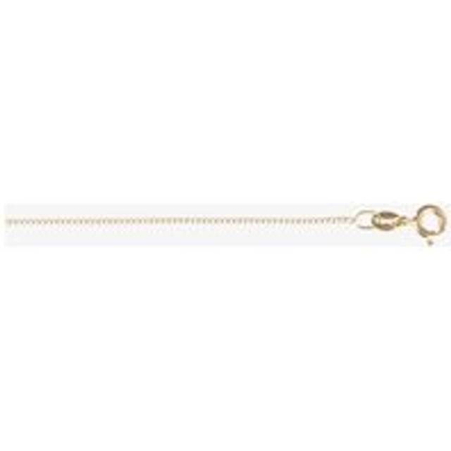 9ct Yellow Gold 40cm Fine Curb Chain CC008 40CM