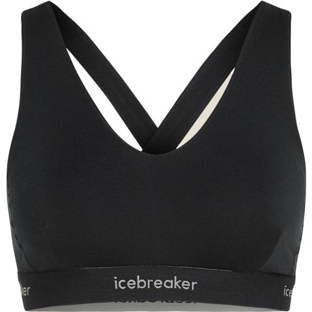 Icebreaker - Women's 125 Cool-Lite Sprite Racerback Bra - Sports bra size M, black