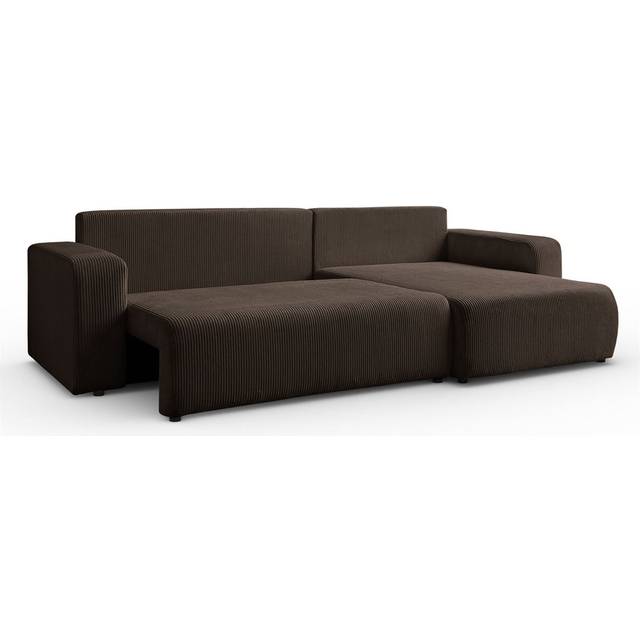 Cittlali Upholstered Corner Sectional - Brown (210.82cm H X 703.58cm W X 363.22cm D)