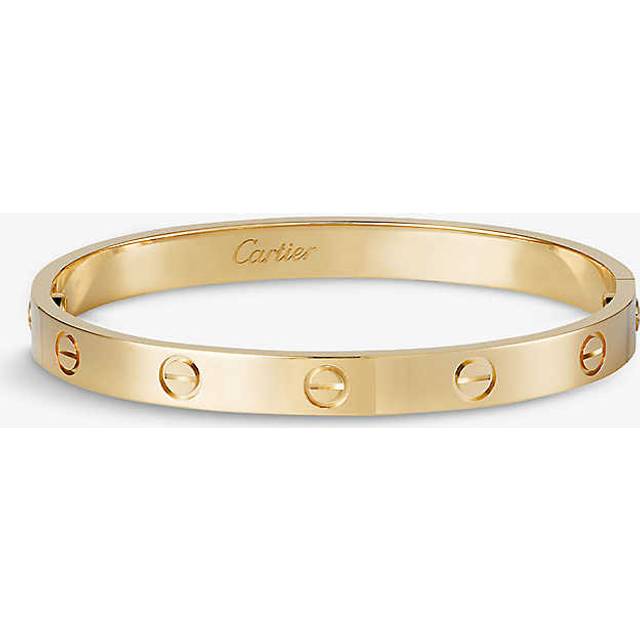 Cartier Womens Yellow Gold Love 18ct Yellow-gold Bangle Bracelet 17cm - YELLOW