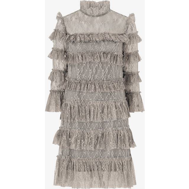By Malina - Spetsklänning Carmine Mini Dress - Grå